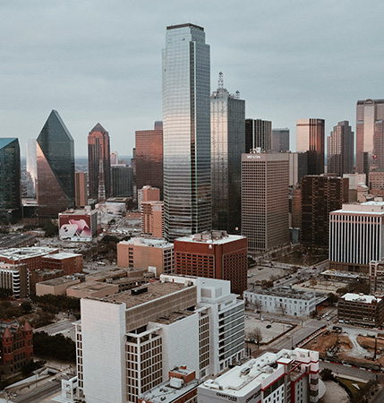 Dallas, Texas city view