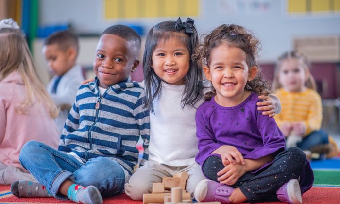 kids at a daycare 