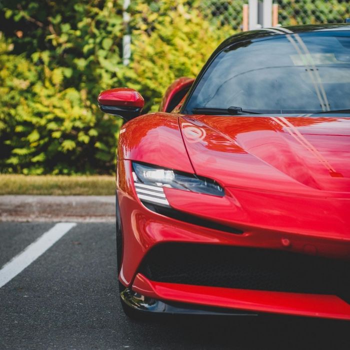 red sports car red sports car