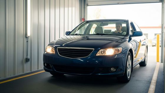 car in storage