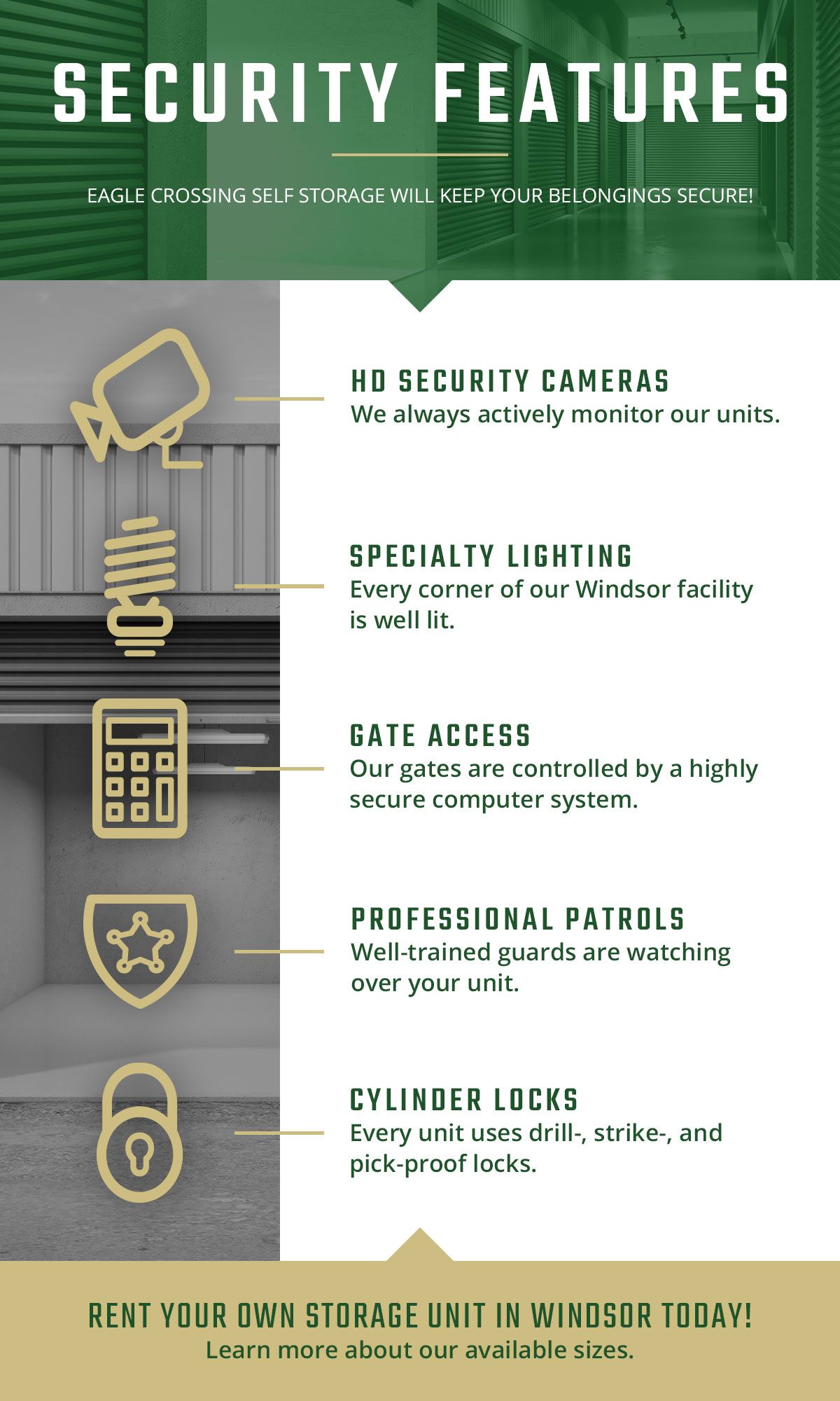 Security Features Infographic Security Features Infographic