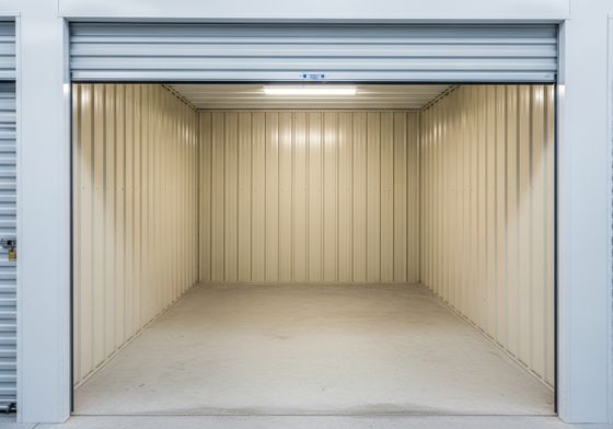 empty, clean storage unit empty, clean storage unit