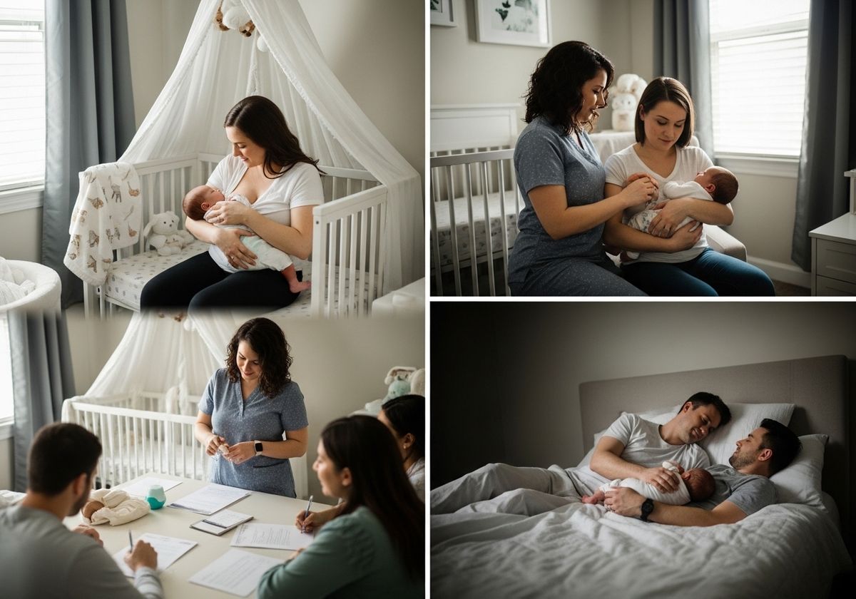 Newborn care at home