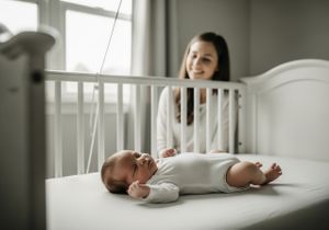 Baby Sleeping in Crib