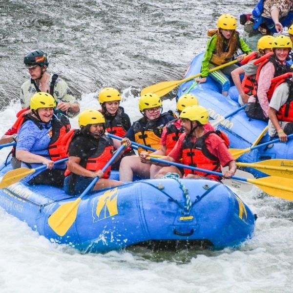 youth white water rafting