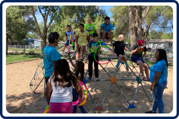 kids on a playground