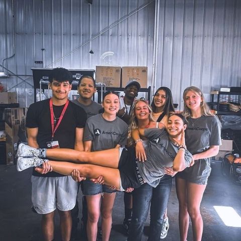 teens working together