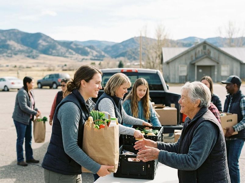 Community Food Distribution Event