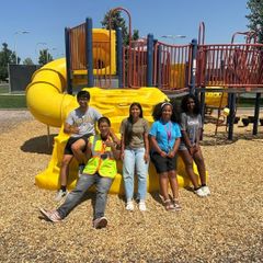 youth at a playground
