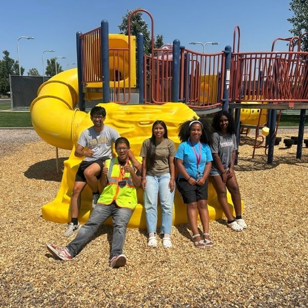 youth at a playground
