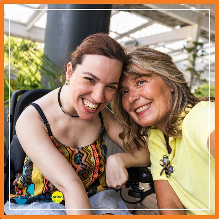 image of a disabled person happy