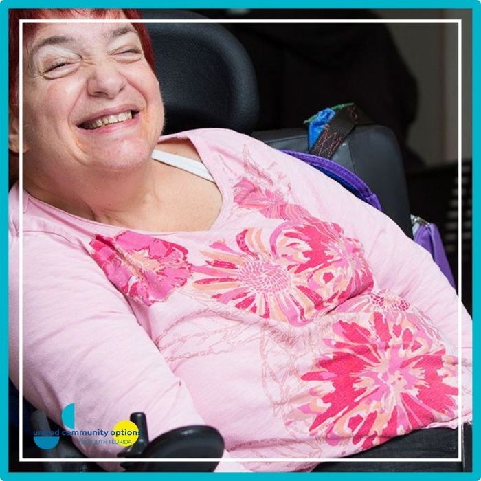 woman smiling