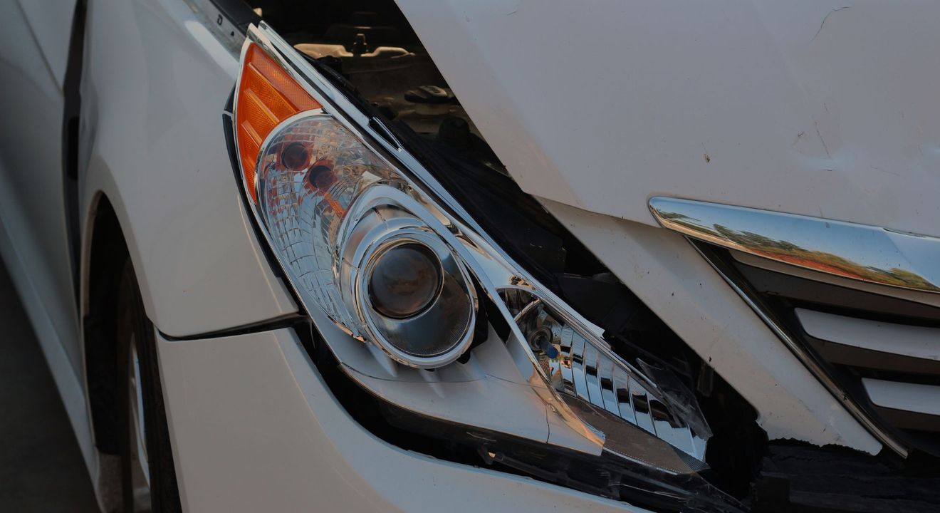 damaged headlights