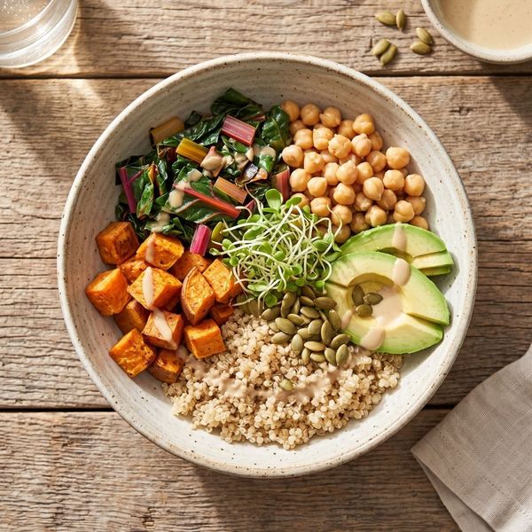 Balanced holistic nutrition bowl