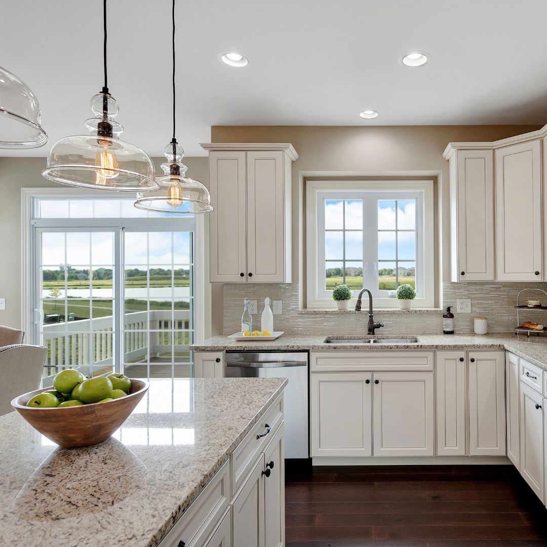 kitchen with new windows