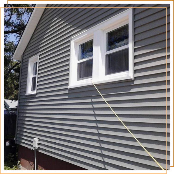 new grey siding