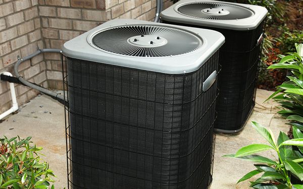 Image of hvac units outside of a house