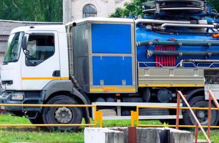 grease storage truck