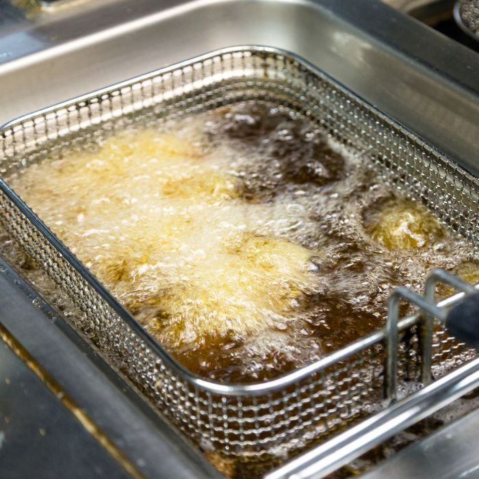 deep fryer in a commercial kitchen deep fryer in a commercial kitchen