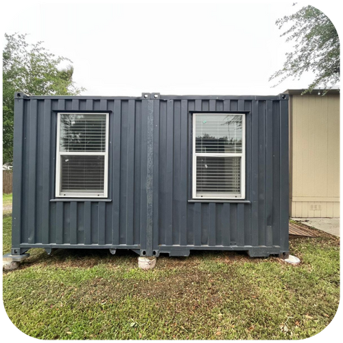 storage container with windows 