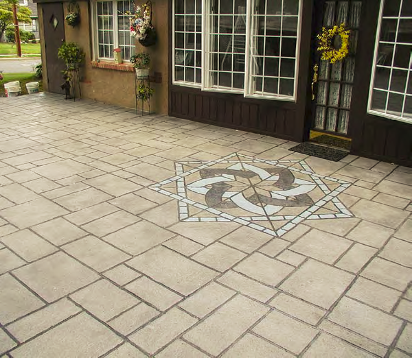 stamped concrete patio with design stamped-concrete-patio