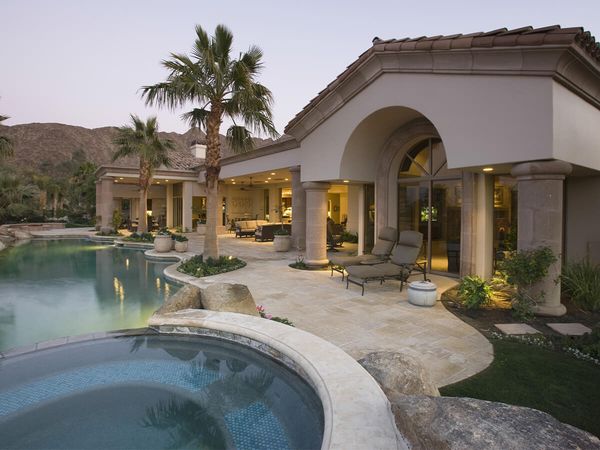 Architectural Pool with Spa Architectural Pool with Spa