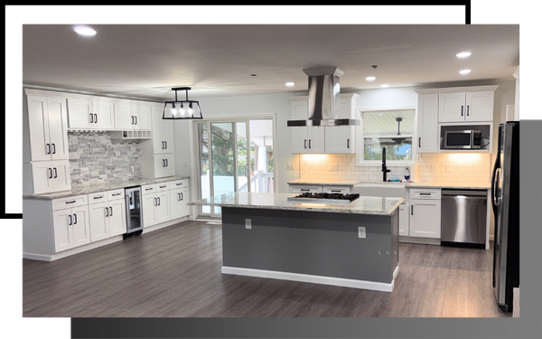 Custom modern kitchen remodel by Renewal Renovation and Remodel