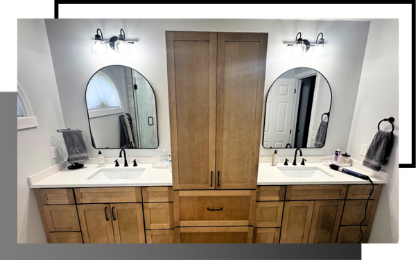 Bathroom remodel by Renewal Renovation and Remodel