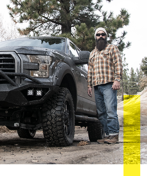 Man With His Off-Roading Truck