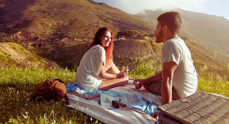 couple on a picnic