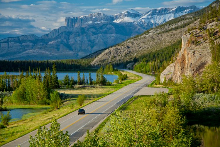 scenic mountain road