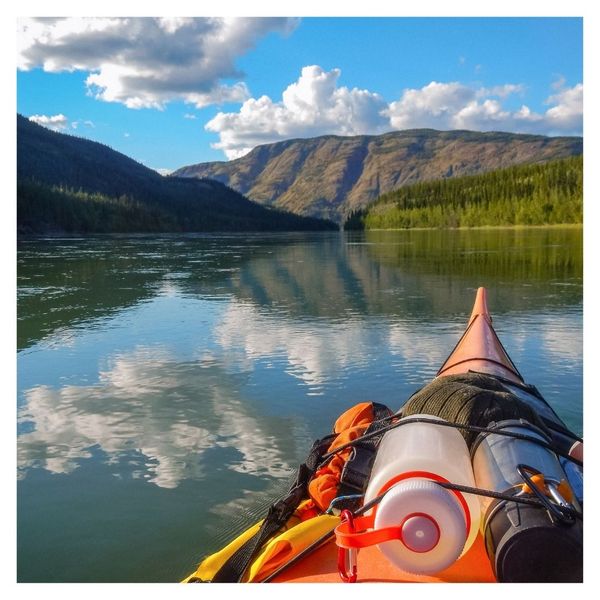 kayak on a lake