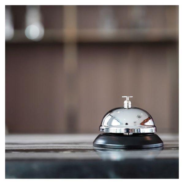 service bell on desk