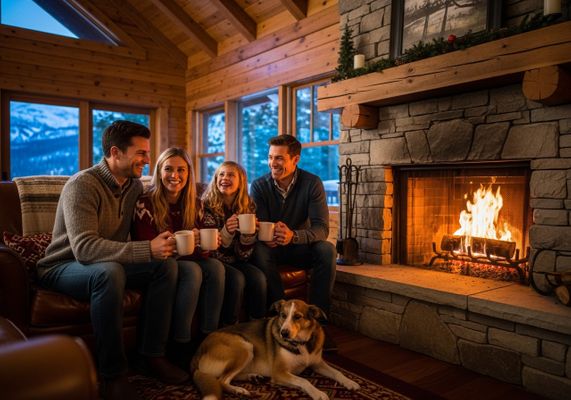 Family Cozy Cabin Getaway