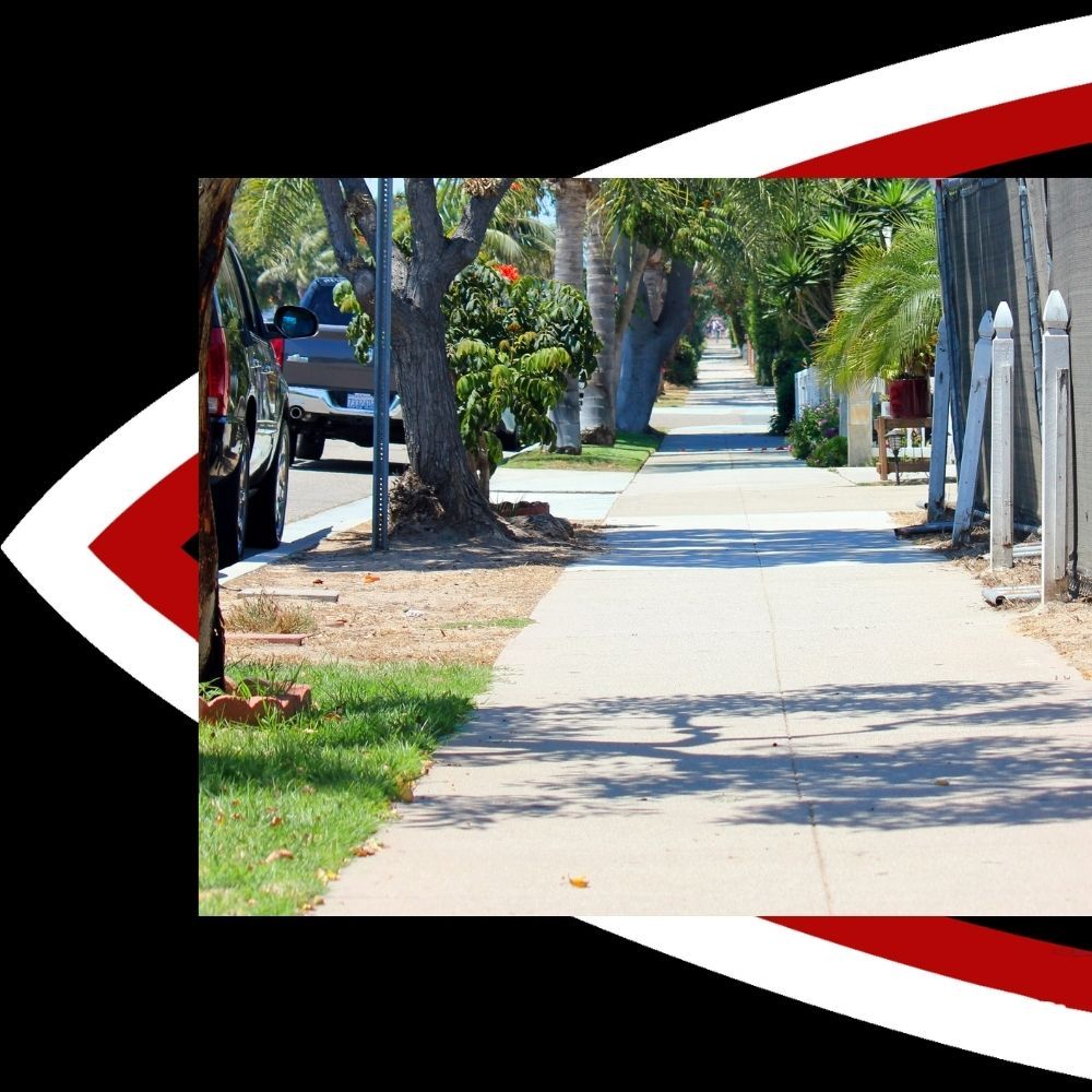 new sidewalk