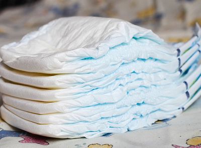 Image of baby diapers