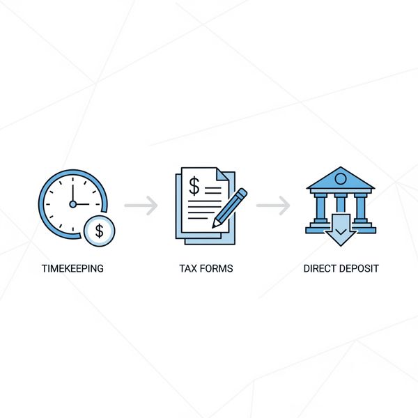 icons showing the things that accounting can do for a business