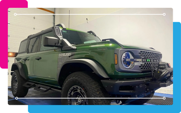 Green ford bronco