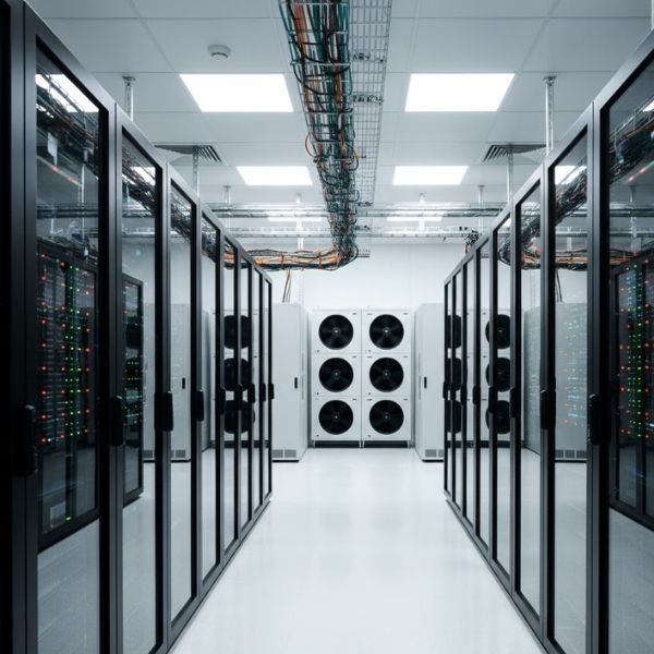 inside of a clean data center