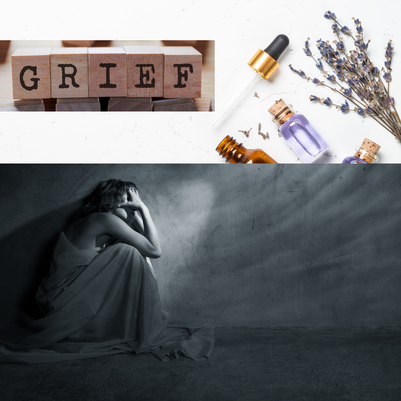 how to ease the symptoms of grief with essential oils