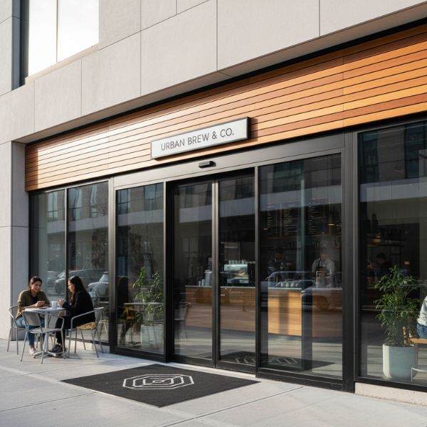 brewery with auto sliding door brewery with auto sliding door