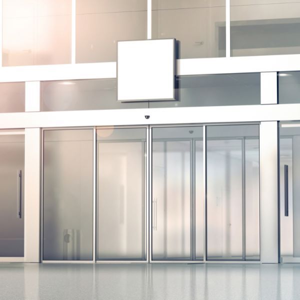 automatic door with sensor