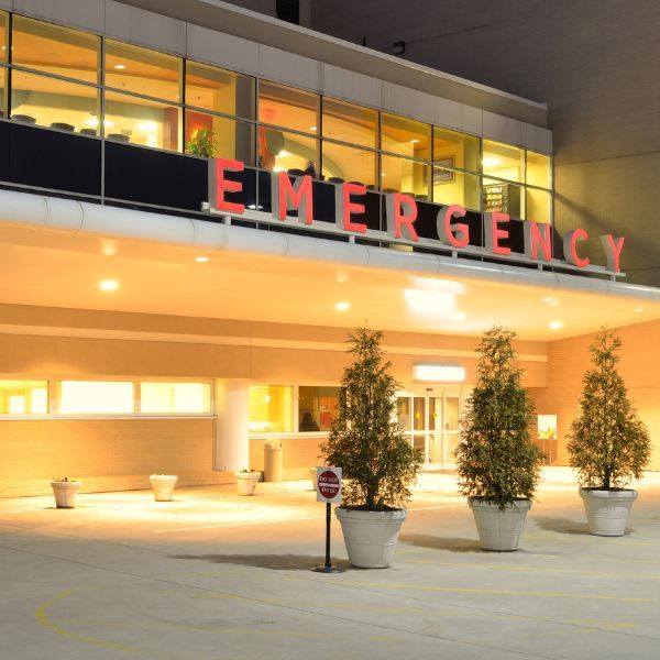 automatic doors in emergency room