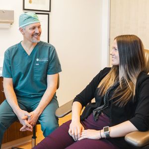 Dr Eric and patient Dr Eric and patient
