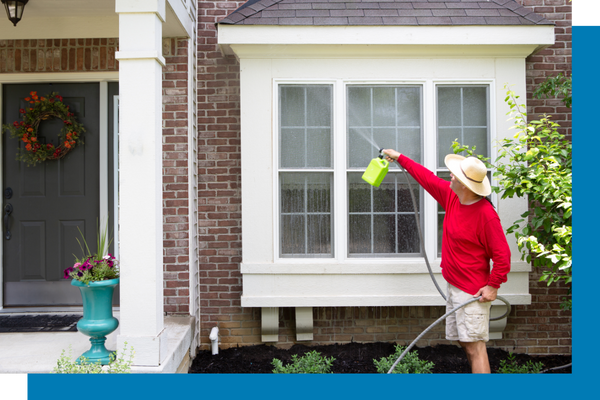 power washing windows