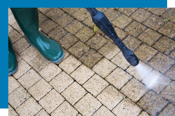 power washing concrete