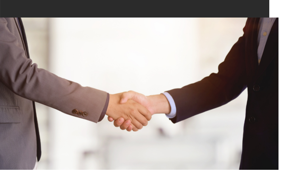 Business people shaking hands