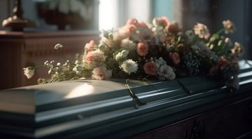 casket at burial casket at burial