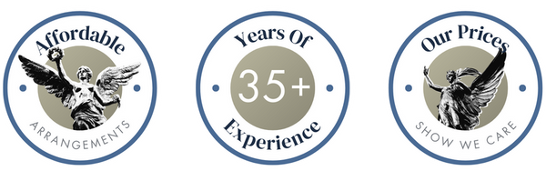 Affordable Arrangements, 35+ Years Of Experience, Our Prices Show We Care