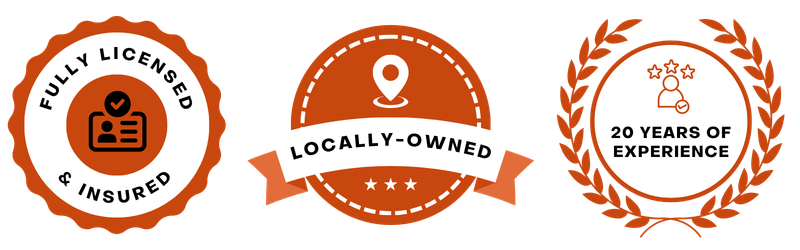 Full Licensed & Insured, Locally-Owned, 20 Years of Experience